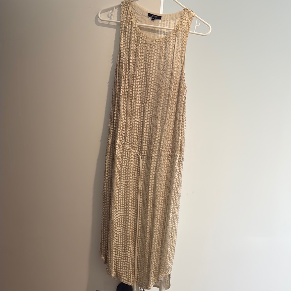 Cream Midi Dress with Timeless Elegance